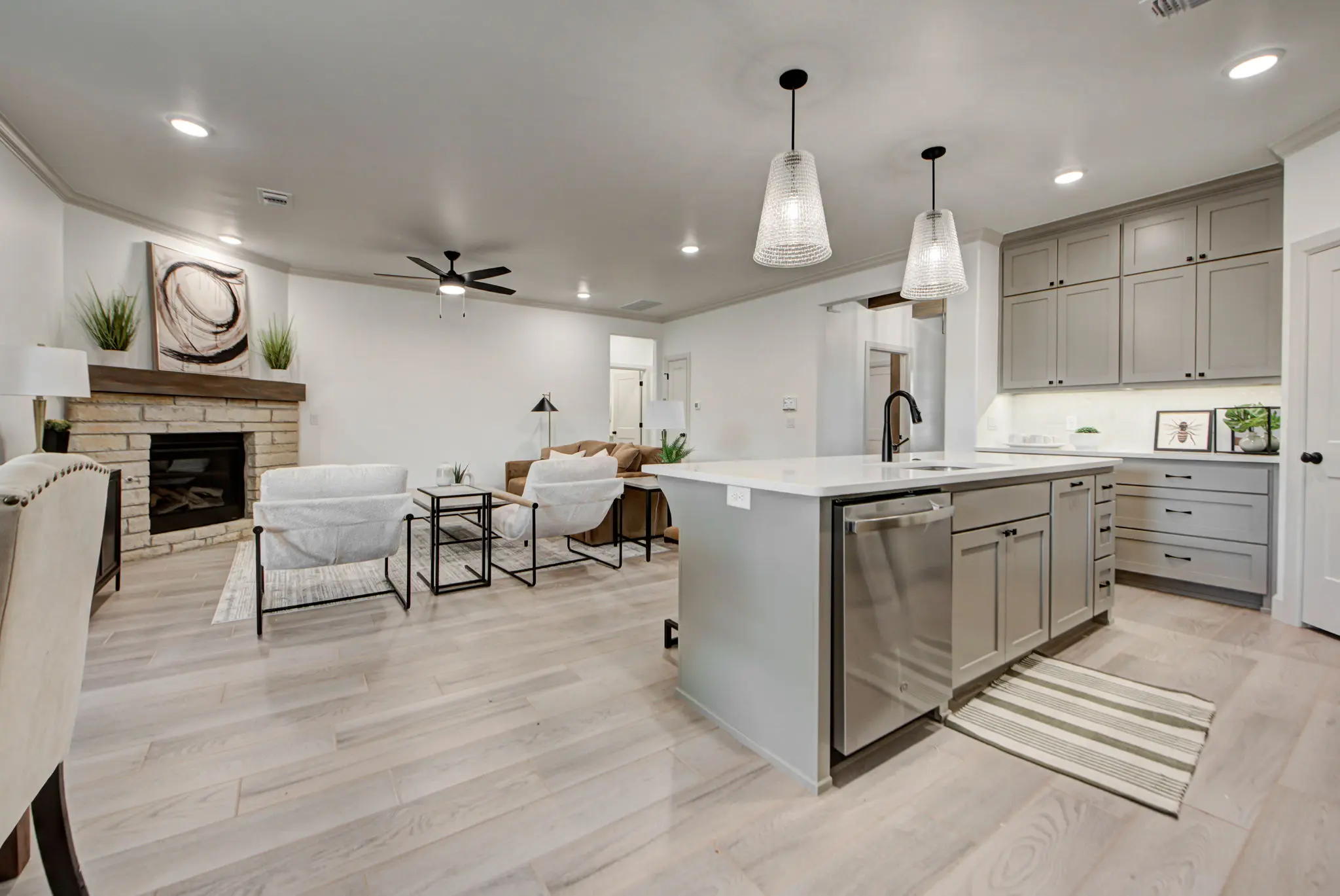 Example of staged Derby floor plan - Features and Finishes may vary based on product availability