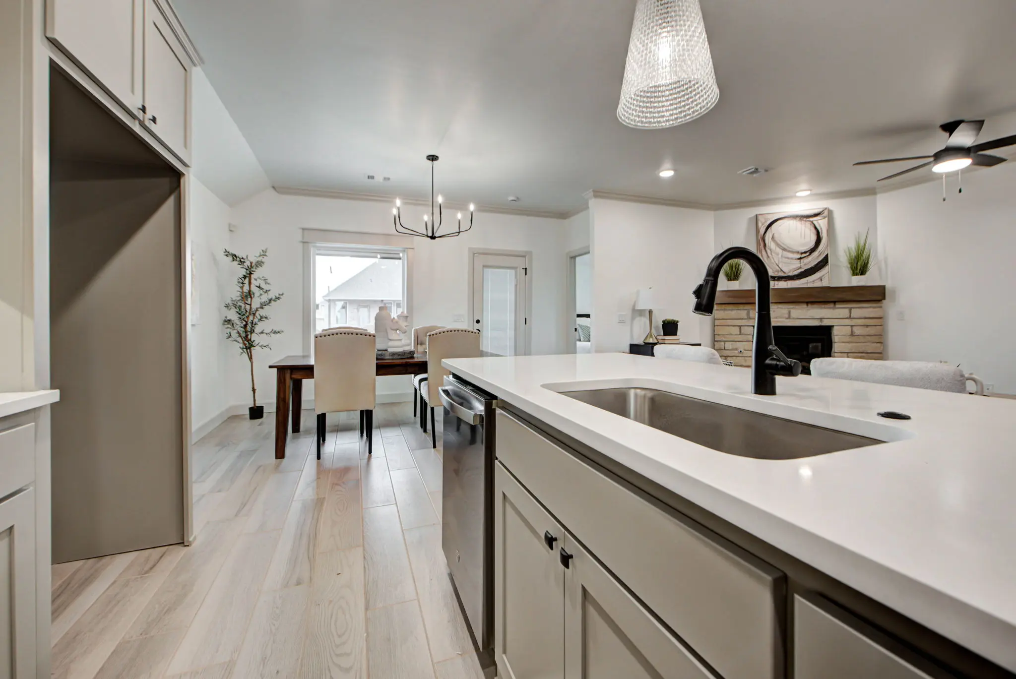 Example of staged Derby floor plan - Features and Finishes may vary based on product availability