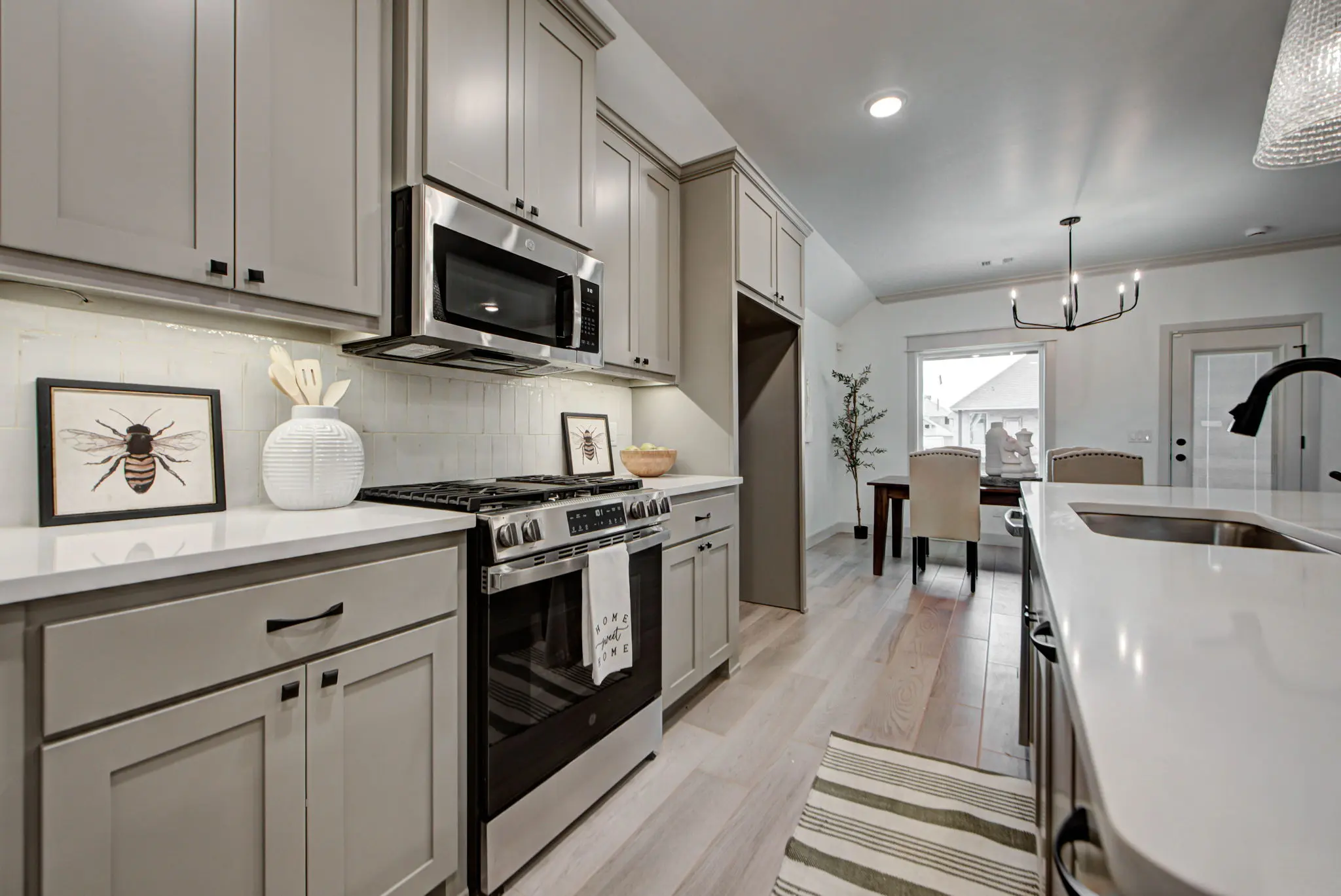 Example of staged Derby floor plan - Features and Finishes may vary based on product availability
