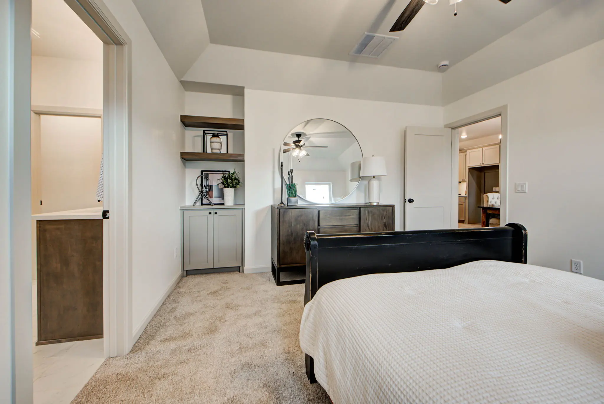 Example of staged Derby floor plan - Features and Finishes may vary based on product availability