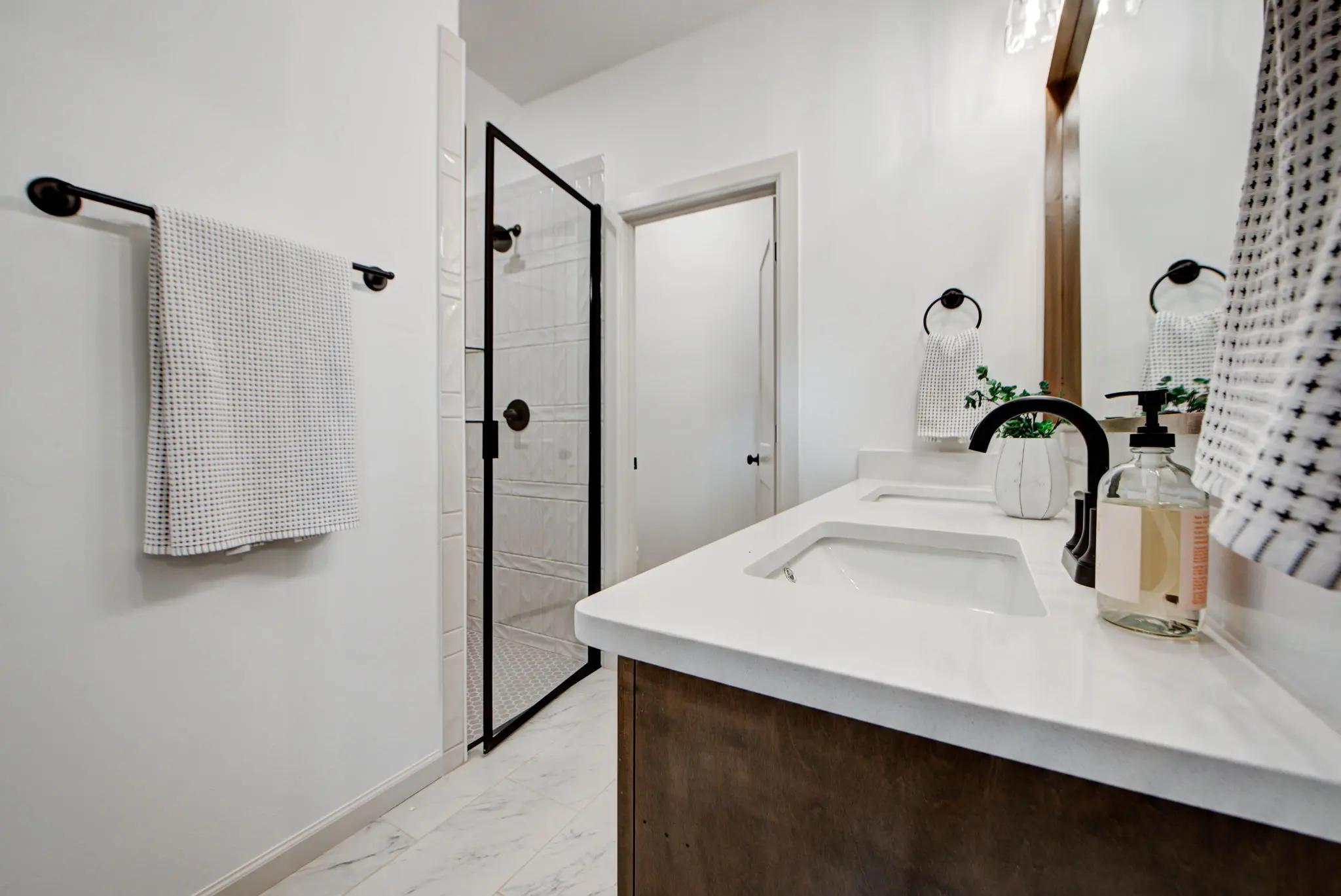 Example of staged Derby floor plan - Features and Finishes may vary based on product availability