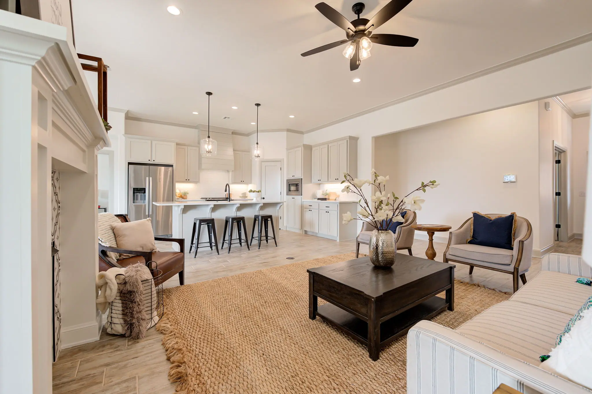 Example of staged Fenwick floor plan - Features and Finishes may vary based on product availability