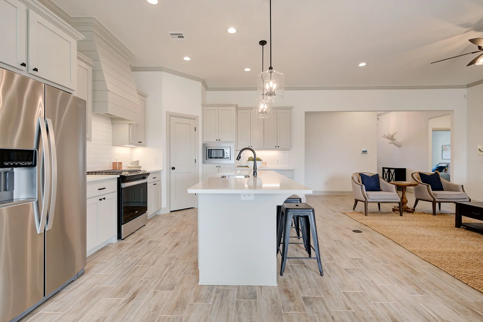Example of staged Fenwick floor plan - Features and Finishes may vary based on product availability