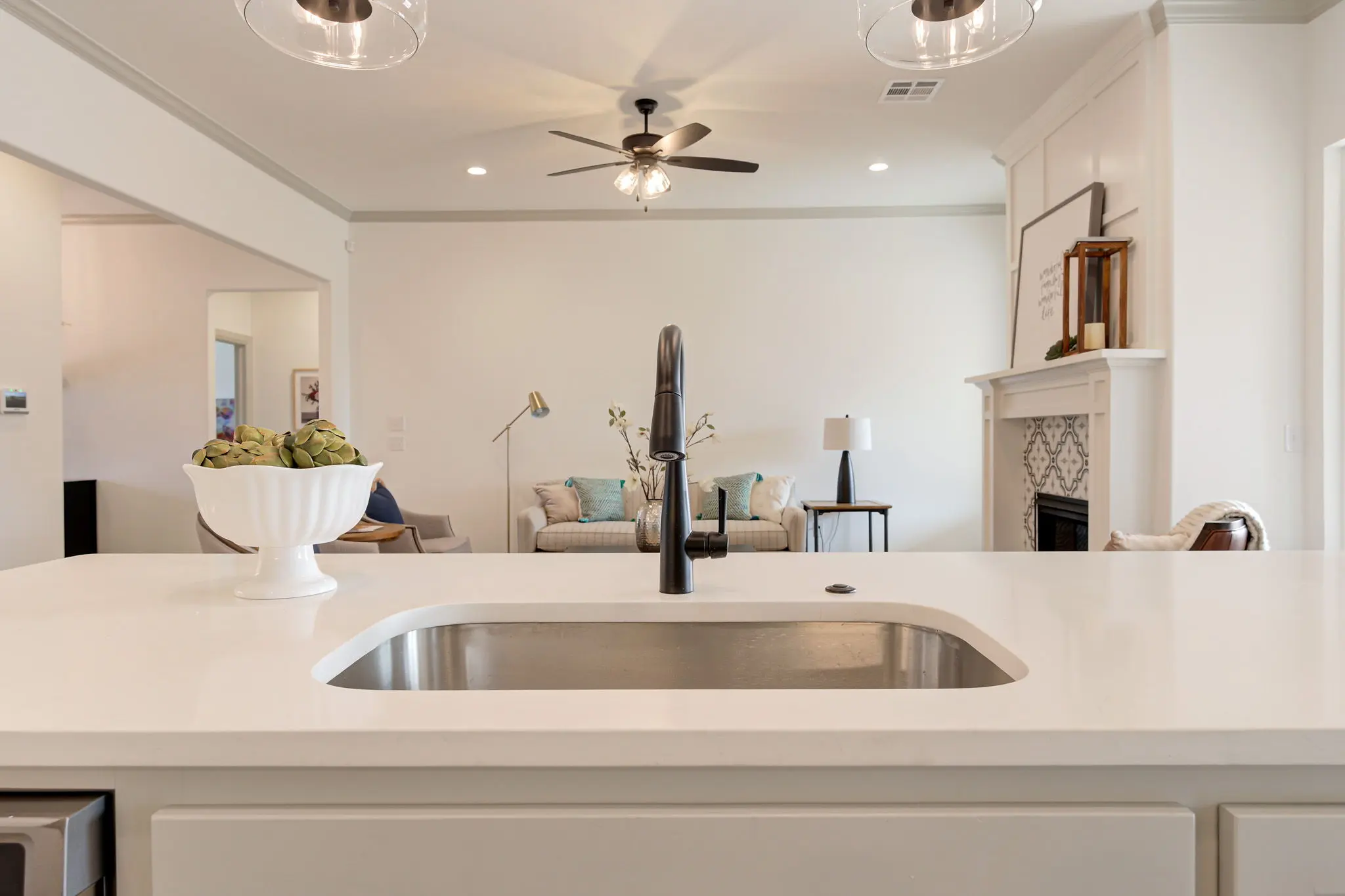 Example of staged Fenwick floor plan - Features and Finishes may vary based on product availability