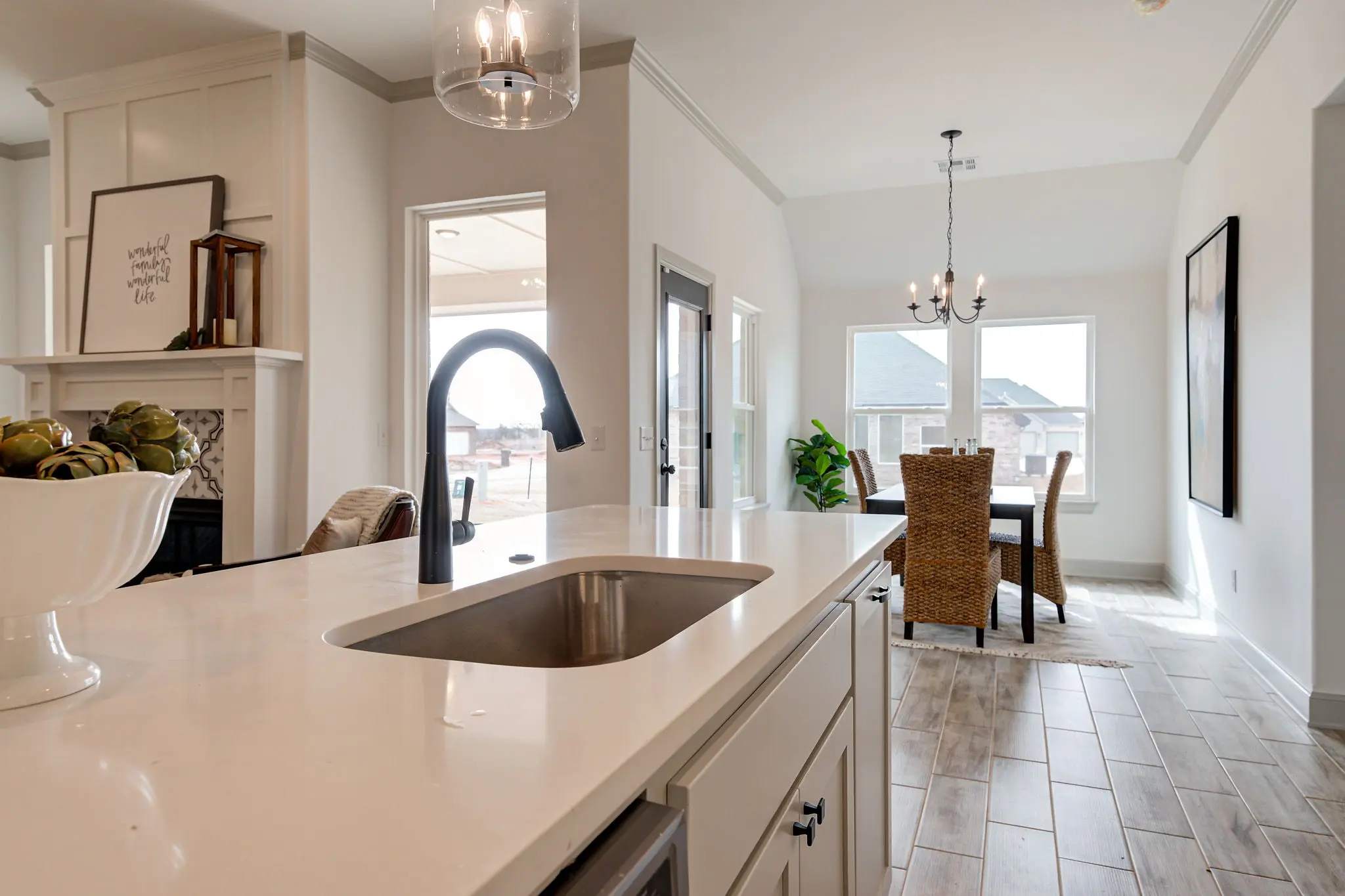 Example of staged Fenwick floor plan - Features and Finishes may vary based on product availability