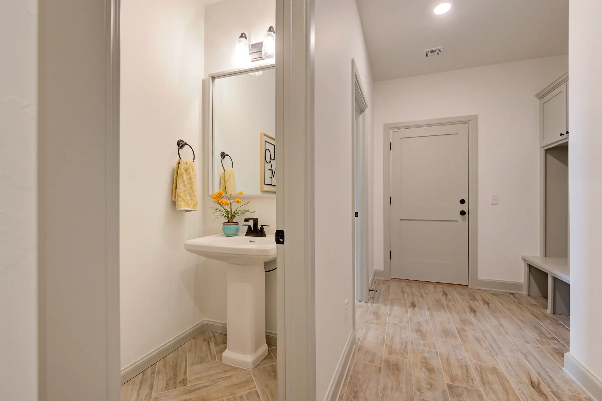 Example of staged Fenwick floor plan - Features and Finishes may vary based on product availability