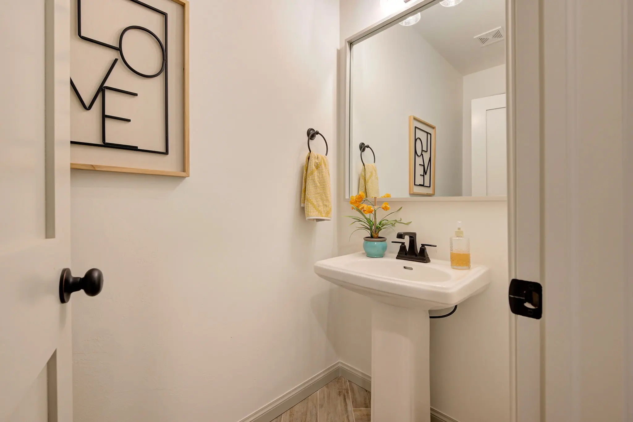 Example of staged Fenwick floor plan - Features and Finishes may vary based on product availability