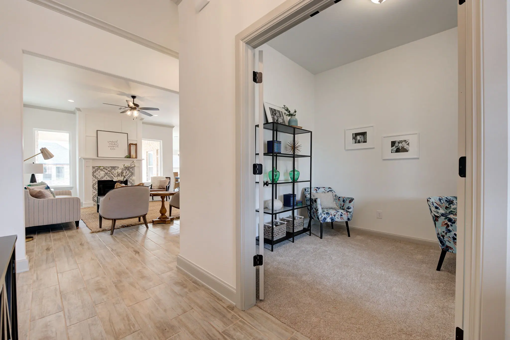 Example of staged Fenwick floor plan - Features and Finishes may vary based on product availability