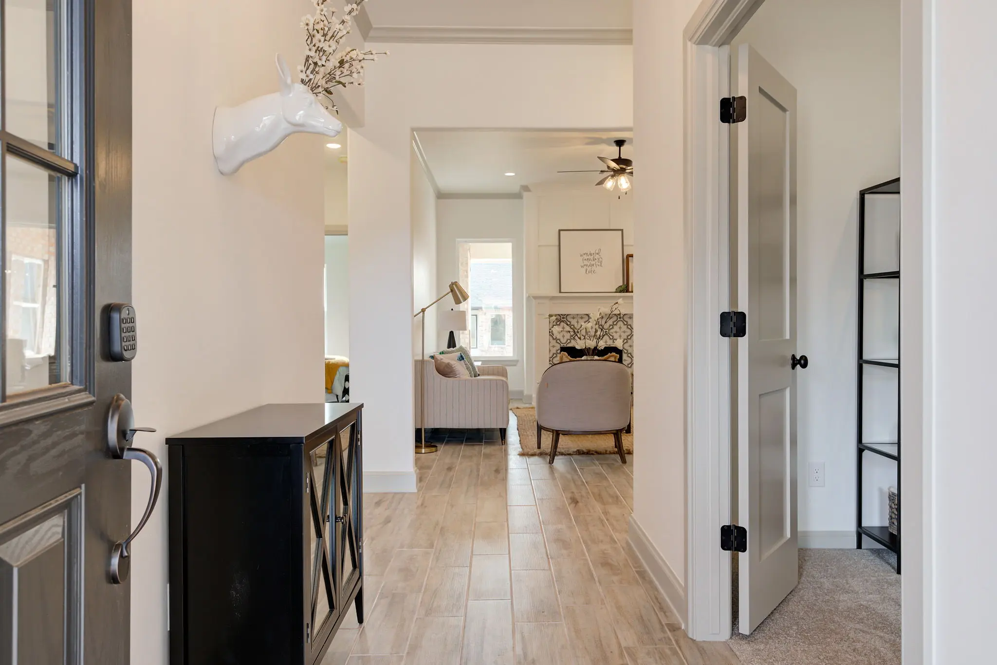 Example of staged Fenwick floor plan - Features and Finishes may vary based on product availability
