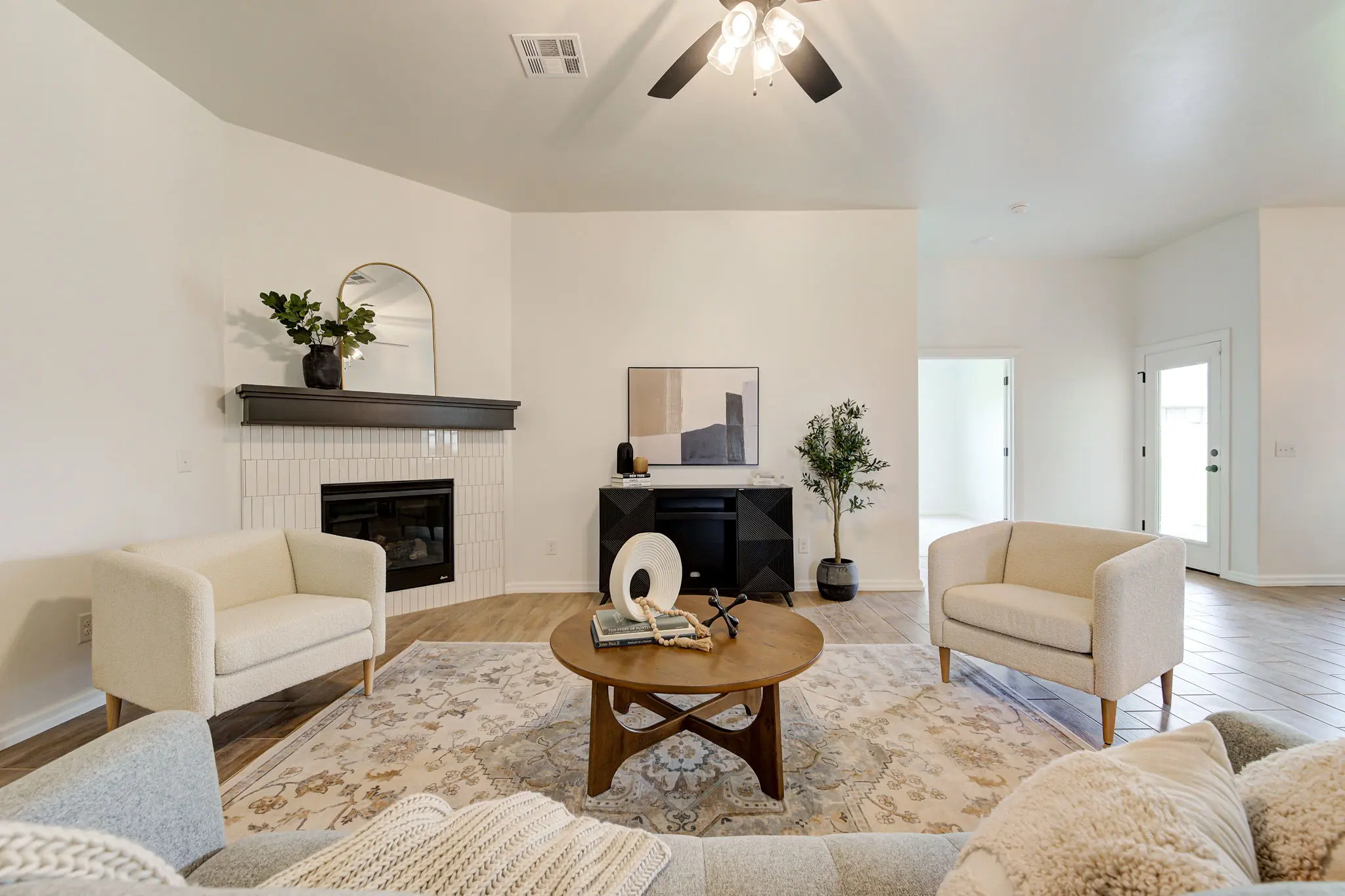 Example of staged Dover floor plan - Features and Finishes may vary based on product availability