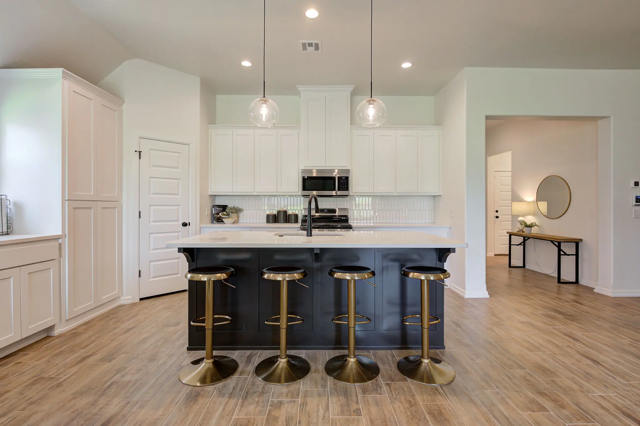 Example of staged Dover floor plan - Features and Finishes may vary based on product availability