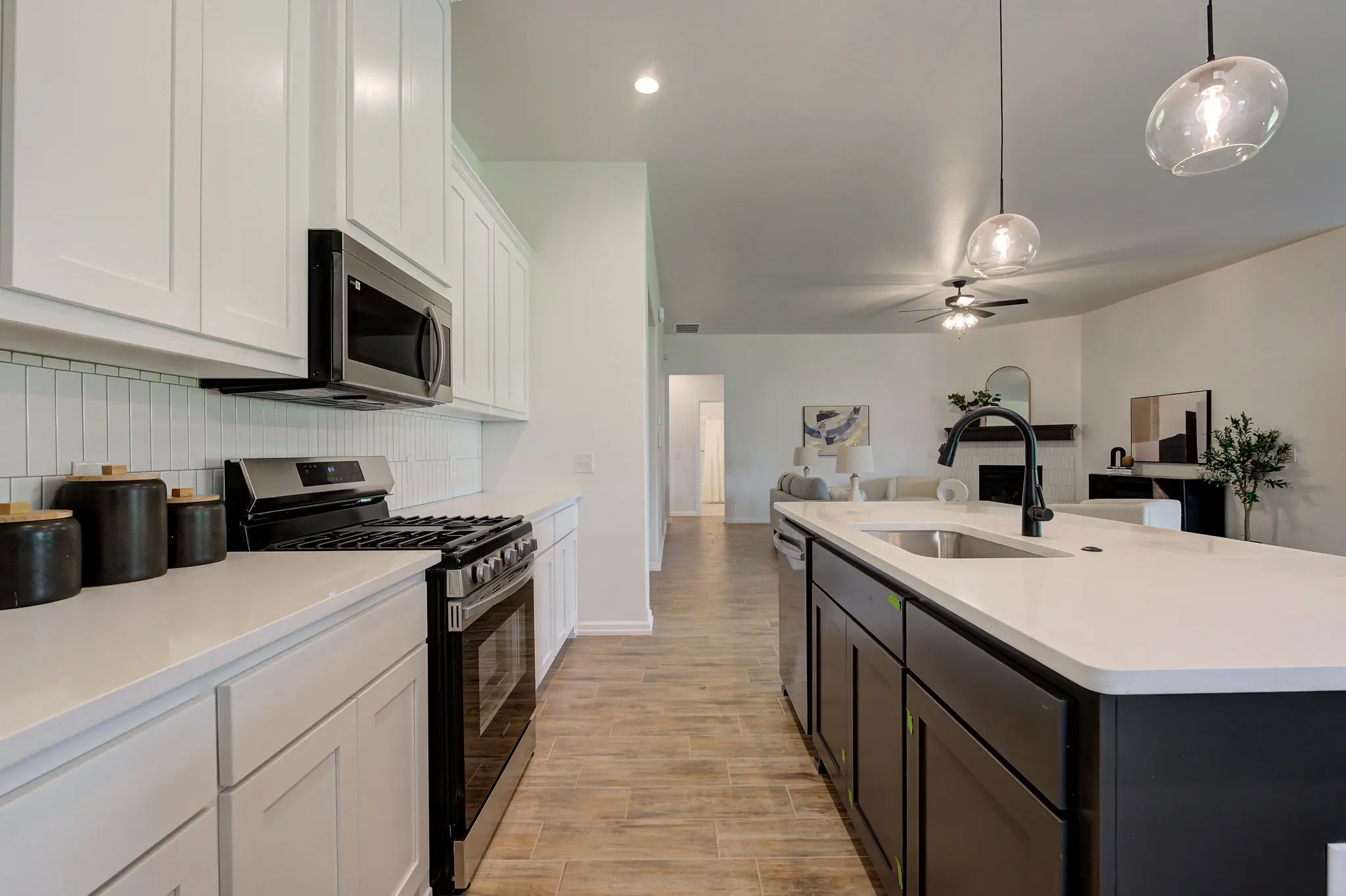 Example of staged Dover floor plan - Features and Finishes may vary based on product availability