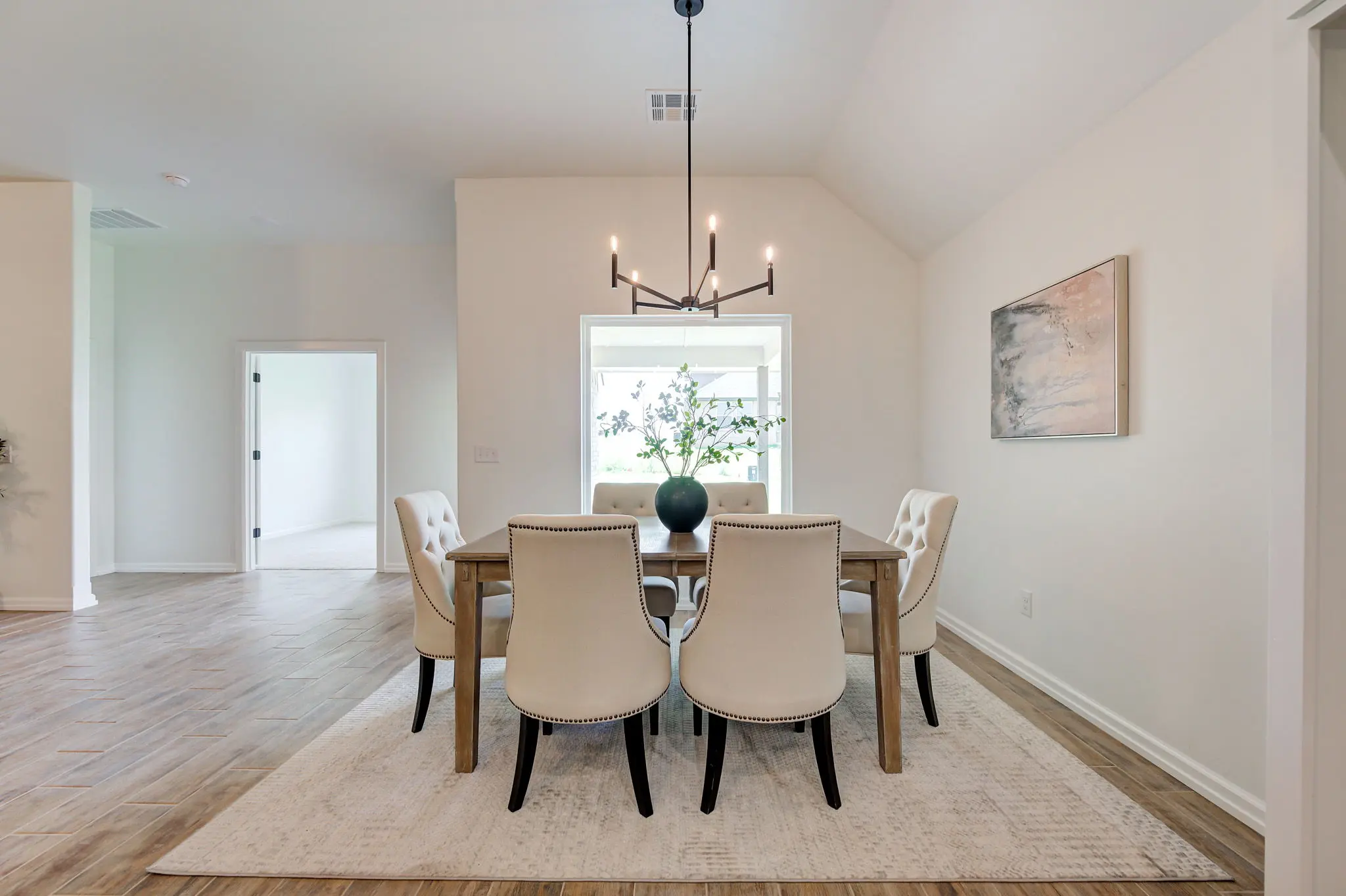 Example of staged Dover floor plan - Features and Finishes may vary based on product availability