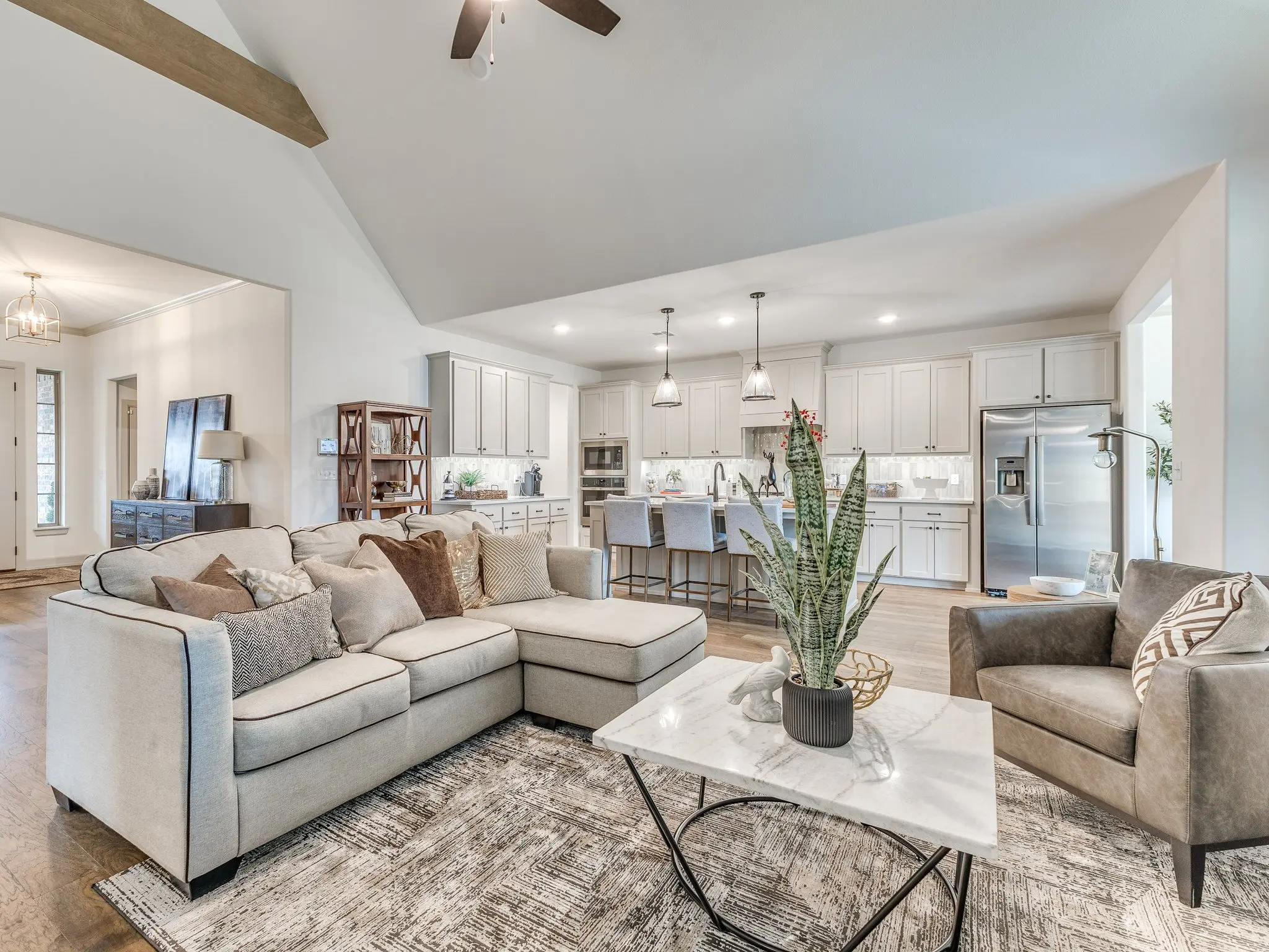 Example of Staged Charleston floor plan - Features and Finishes may vary based on product availability