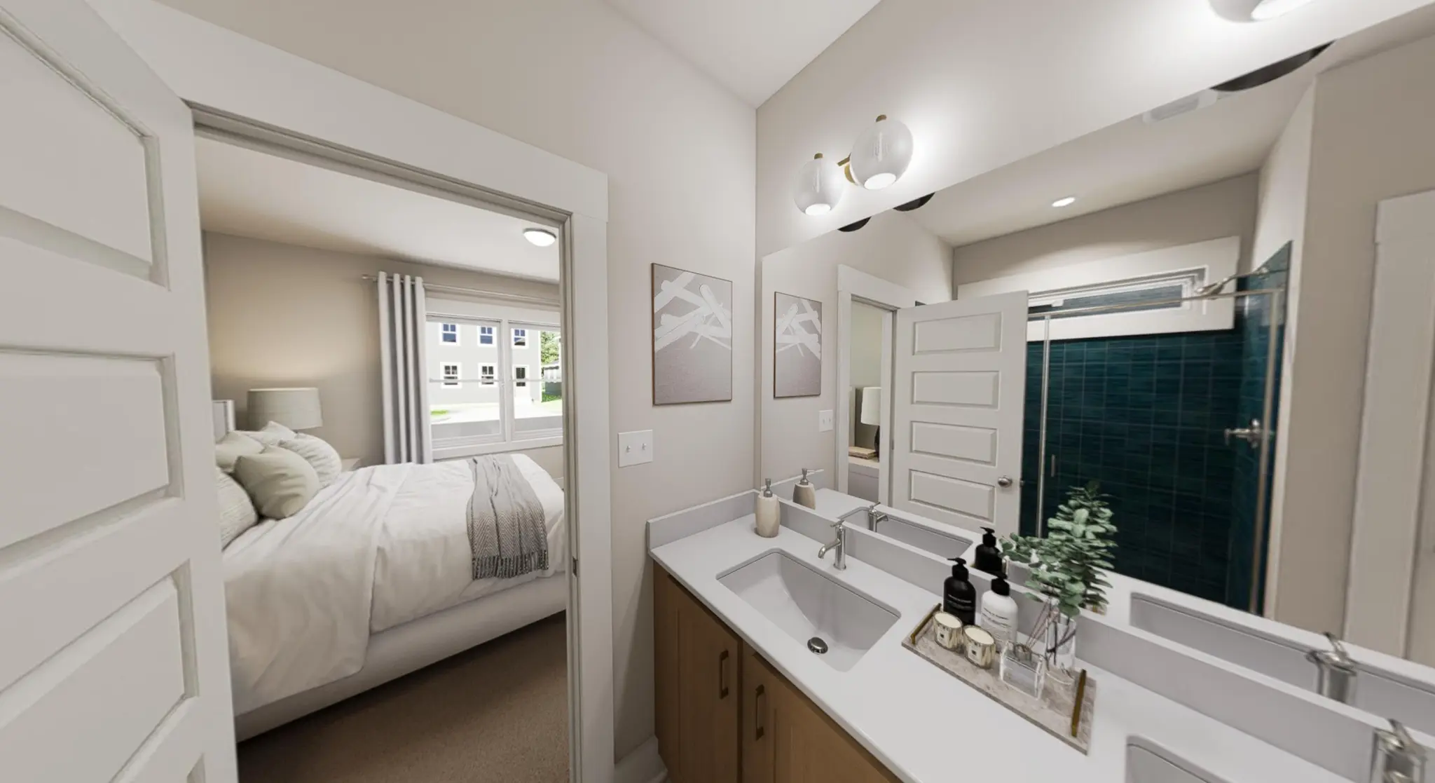 Primary Bath (Bougie Boho Interior)