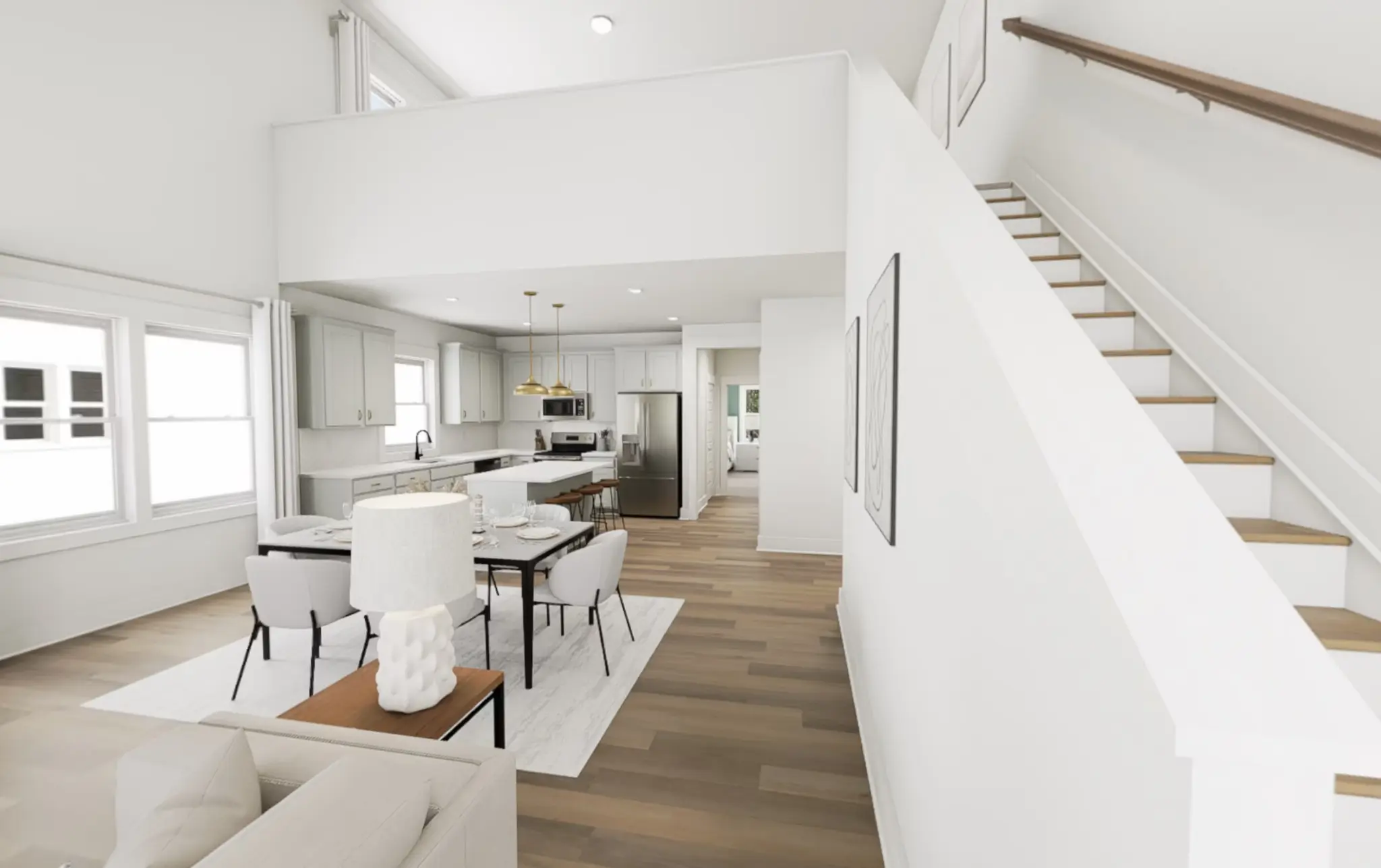 View from 2nd (Main) floor landing