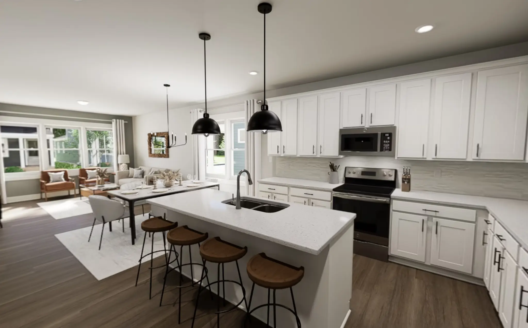 Kitchen (Yin & Yang Interior) *Virtual Rendering