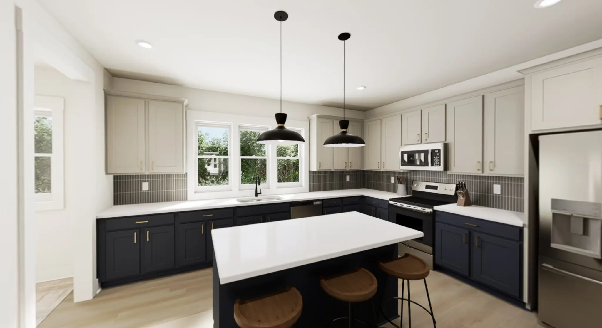 Kitchen (shown with Argyle Socks)