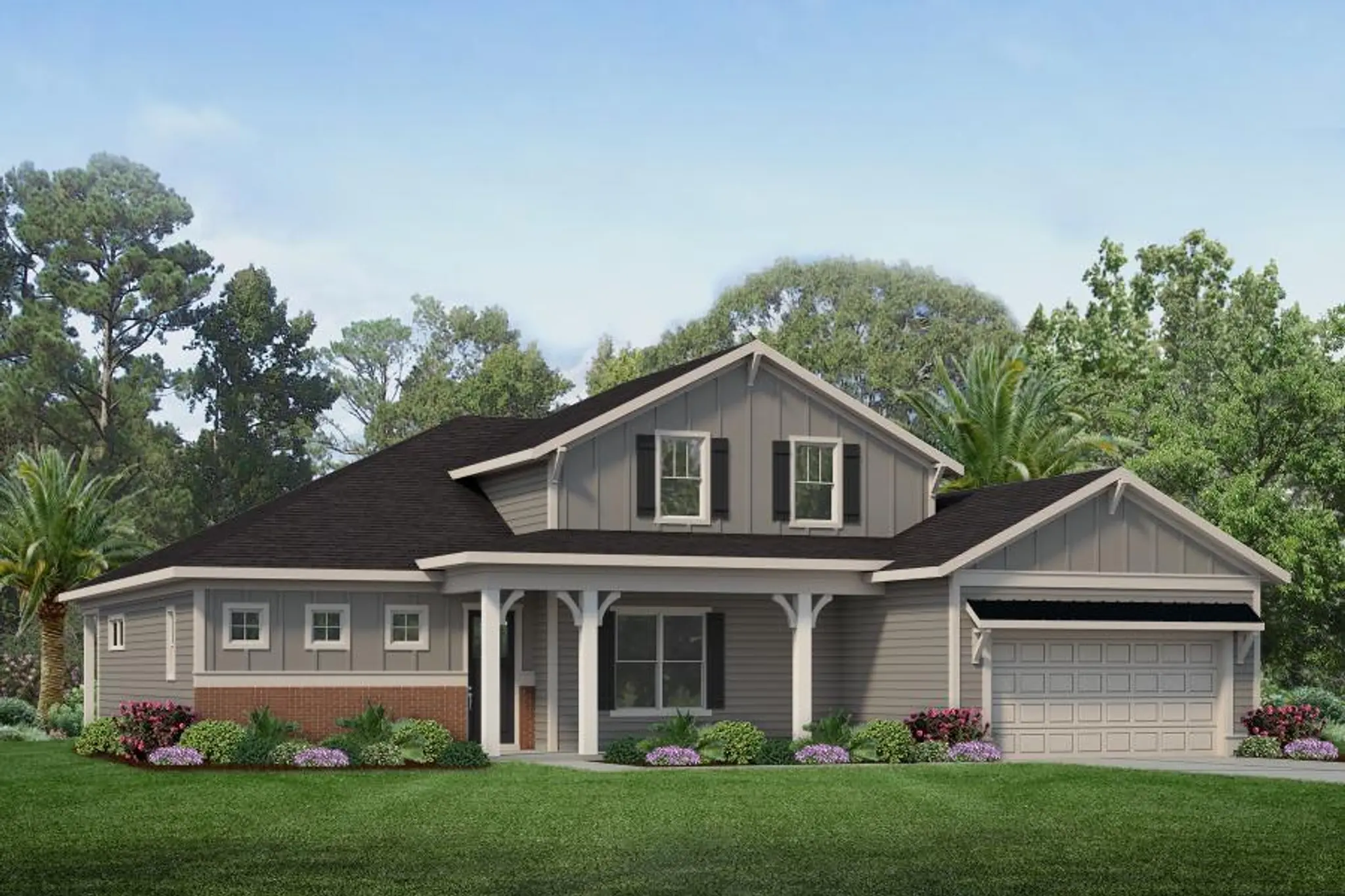 Rochester-Modern Farmhouse with Brick & Metal Roof