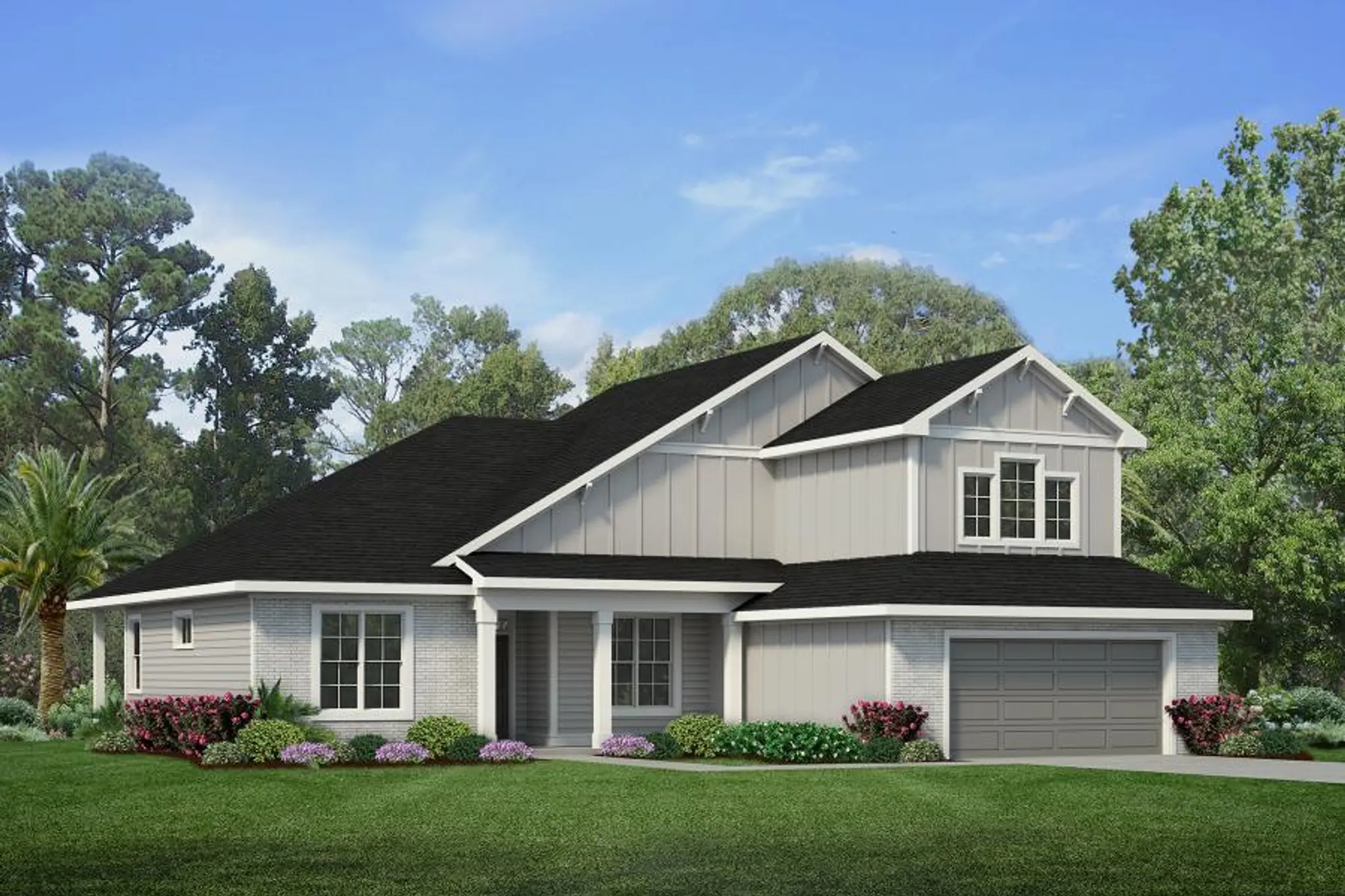 Maclay III Manor-Modern Farmhouse with Opt Masonry