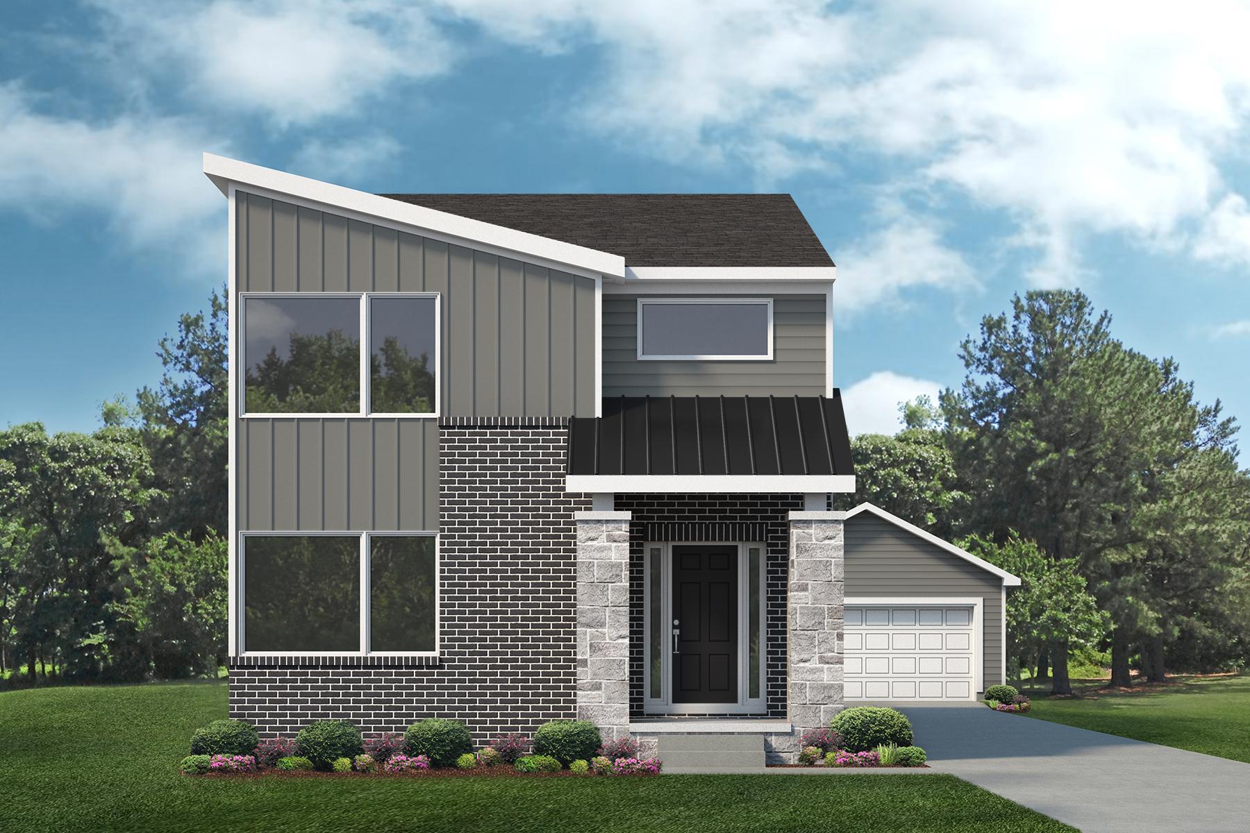 Thumbnail - Contemporary with Detached Garage