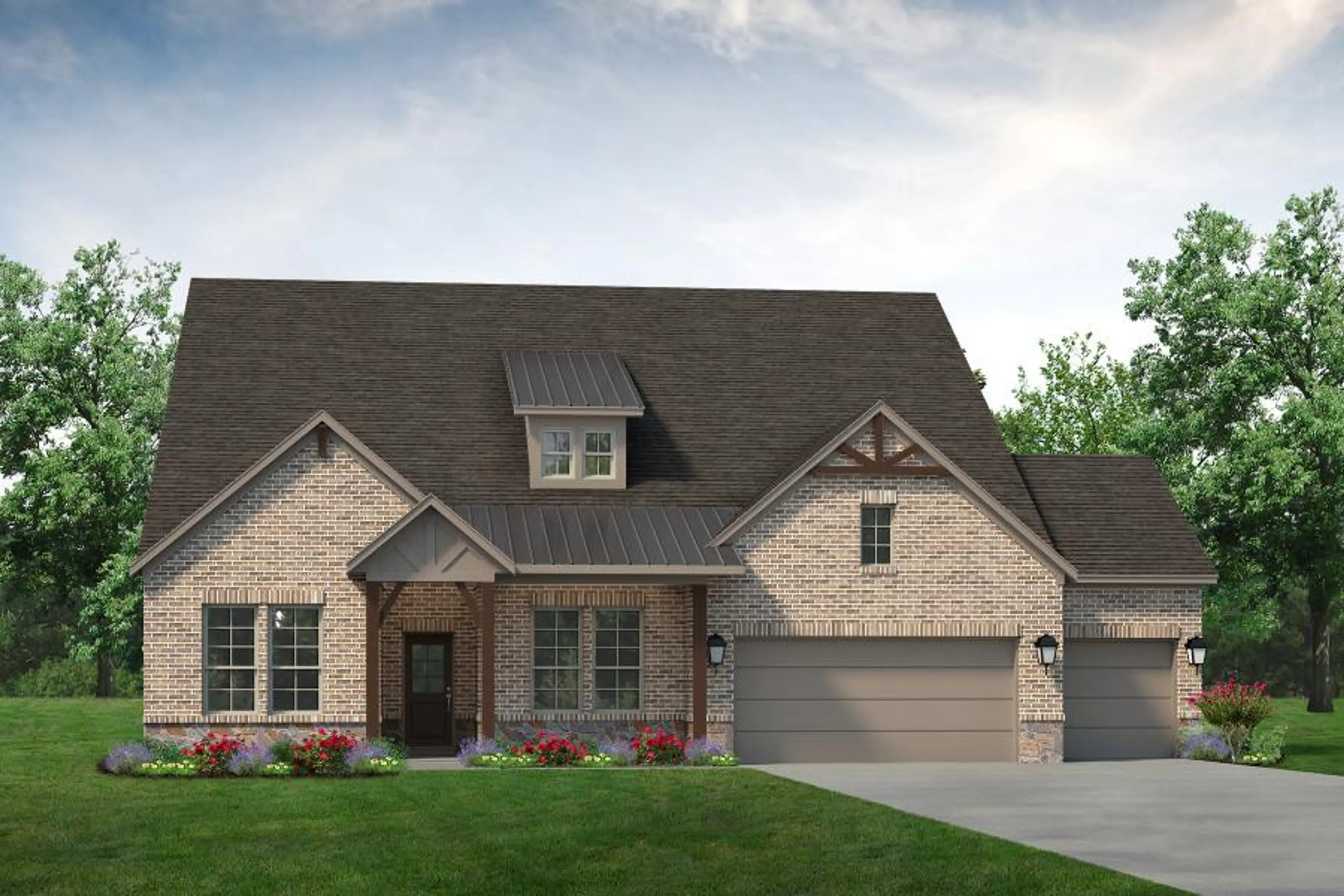 B Farmhouse Three Car