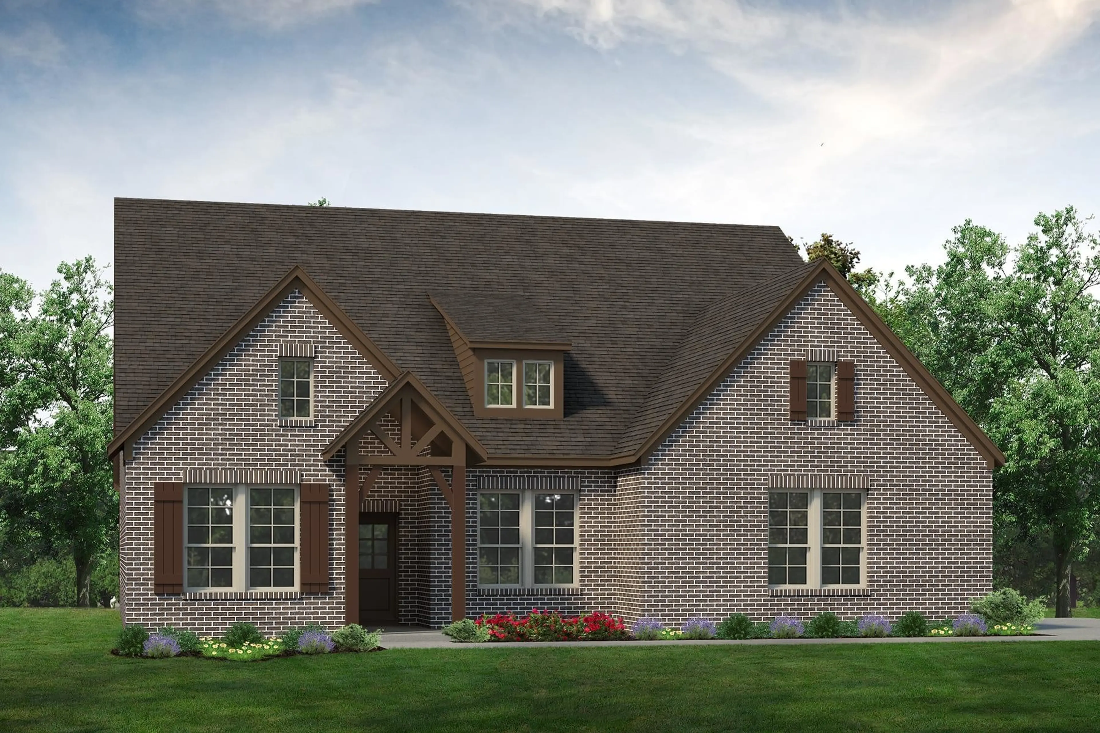 Verbena V2 - B Farmhouse Three Car